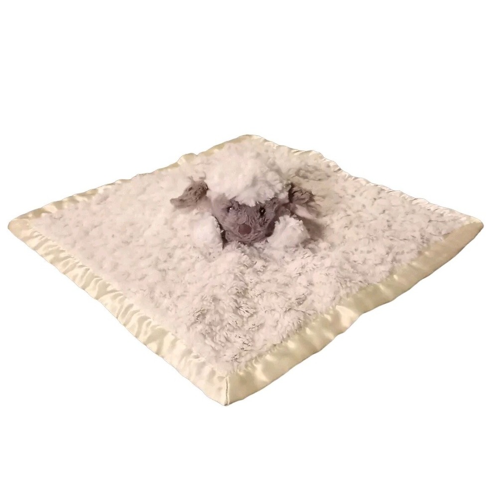 Mary Meyer Sheep Lamb Lovey Security Blanket Baby Plush Soft Satiny Toy 13"